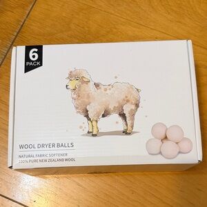 Wool Dryer Balls -  (6 Pack)